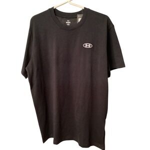 Under Armour Mens Loose Fit Short Sleeve Patch Logo Tee Black  Size Medium NEW